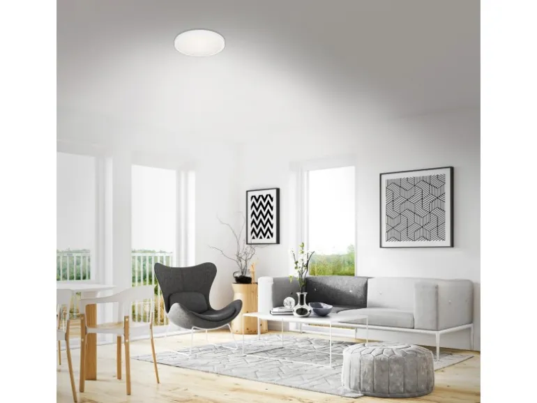 Brilo LED-Deckenleuchte Runa 18 W Weiß