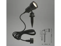 Briloner LED-Gartenspot mit Erdspieß Terra