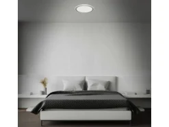 Briloner LED-Leuchte Glim mit Sternendekor Ø 36 cm x 6,7 cm Matt-Nickel