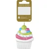 Candy Muffin zum Hängen aus Polyresin 7 cm