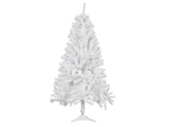 CCLIFE Künstlicher Weihnachtsbaum Nordmanntanne 180cm 600Astspitzen Tannenbaum Klein Spritzguss Weiß