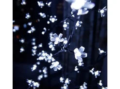 CCLIFE LED Lichterbaum 150cm 150 LEDs Deko Innen und Außen Weihnachtsdeko Kirschblütenbaum Lichterdeko Kaltweiß