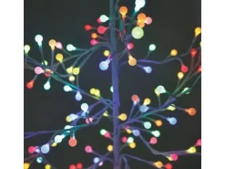 CCLIFE LED Lichterbaum 180cm 200 LEDs Innen und Außen Weihnachtsdeko Kirschblütenbaum Lichterdeko 7 Farben Lichtzyklus