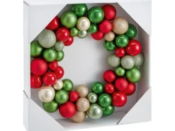 Christbaumkugel-Kranz Kunststoff Ø 35 cm