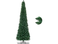 Costway Bleistift Weihnachtsbaum 270cm