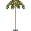 Costway Künstliche Palme Beleuchtet Led Baum mit 813 Spitzen 180 cm