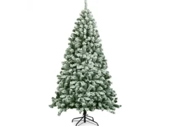 Costway Künstlicher Weihnachtsbaum 928 Spitzen PVC 180cm