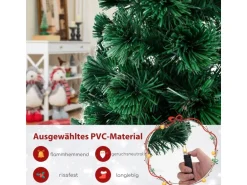 Costway Künstlicher Weihnachtsbaum Glasfaser &170 Zweigspitzen 150cm