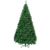 Costway Künstlicher Weihnachtsbaum 210cm 950 PVC Zweige & Klappsystem