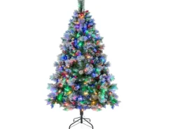 Costway Künstlicher Weihnachtsbaum Led 180cm
