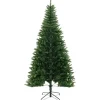 Costway Künstlicher Weihnachtsbaum mit Beleuchtung 240 cm