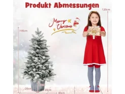 Costway Künstlicher Weihnachtsbaum 100cm