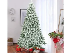 Costway Künstlicher Weihnachtsbaum 1346 Spitzen PVC 225cm