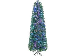 Costway Künstlicher Weihnachtsbaum mit Beleuchtung & 361 Spitzen 150cm