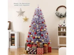 Costway Künstlicher Weihnachtsbaum Tannenbaum Lavendelviolett 180cm