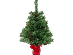 Costway Künstlicher Weihnachtsbaum mit Beleuchtung 64 cm