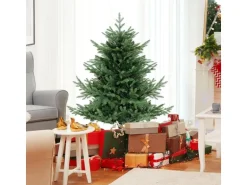 Costway Künstlicher Weihnachtsbaum mit Beleuchtung 135 cm