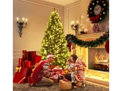 Costway Led Künstlicher Weihnachtsbaum Tannenbaum Geschmückt 240cm