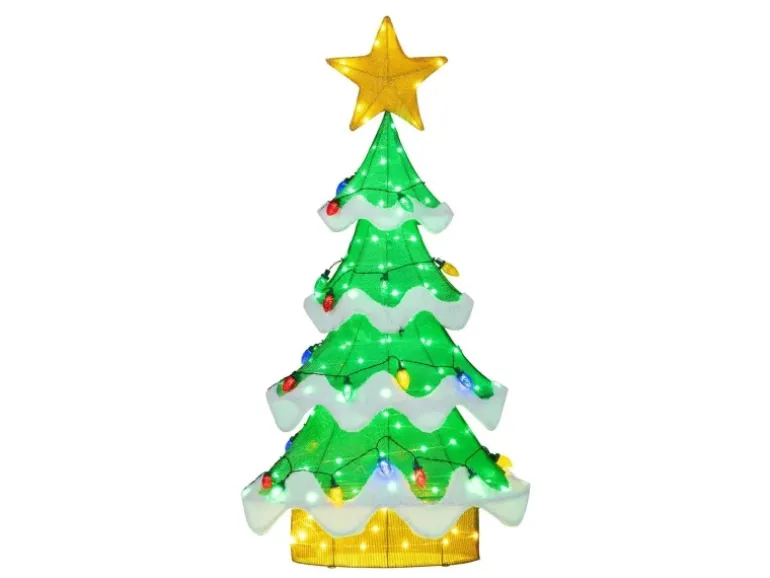 Costway Led Weihnachtsbaum Beleuchtete Weihnachtsdeko 130 cm