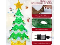 Costway Led Weihnachtsbaum Beleuchtete Weihnachtsdeko 130 cm
