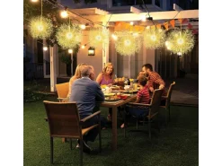 Costway Leuchtkugel Weihnachten 2 Stück Led Kugeln Zum Hinhängen