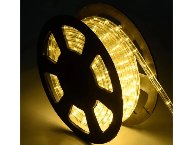 Costway Lichterschlauch Außen Lichtschlauch & 720 LEDs Warmweiß 20M