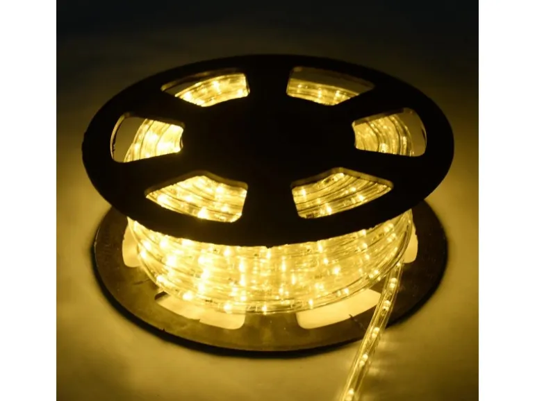 Costway Lichterschlauch Außen Lichtschlauch & 720 LEDs Warmweiß 20M