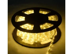 Costway Lichterschlauch Außen Lichtschlauch & 1080 LEDs Warmweiß 30M