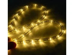 Costway Lichterschlauch Außen Lichtschlauch & 1080 LEDs Warmweiß 30M