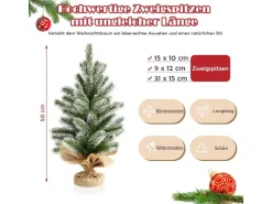 Costway Mini Künstlicher Weihnachtsbaum 50 cm