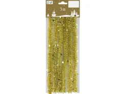 Curly-Sternengirlande Gold 300 cm