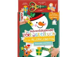 Das Adventskalender-Verbastelbuch für die Allerkleinsten. Schneiden und Kleben. Schneemann. Mit Schere