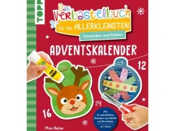 Das Adventskalender-Verbastelbuch für die Allerkleinsten. Schneiden und Kleben. Weihnachtskugeln.