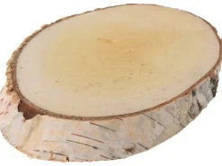 Deko Baumstammscheibe Oval 25 - 30 cm x 12 - 17 cm