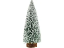 Deko Tannenbaum mit Schnee Stehend 22 cm