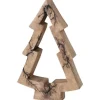 Deko-Aufsteller Percha Tannenbaum Mangoholz H 24 cm 2er Set