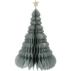 Deko-Baum aus Wabenpapier 3-fach Sortiert 40 cm Mehrfarbig