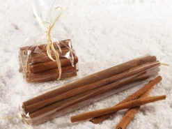 Deko-Beutel mit Zimtstangen Länge 8 cm