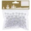 Dekobällchen Polyschaum Weiß 10 g