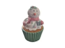 Dekofigur Cupcake Schneemann 14,5 cm