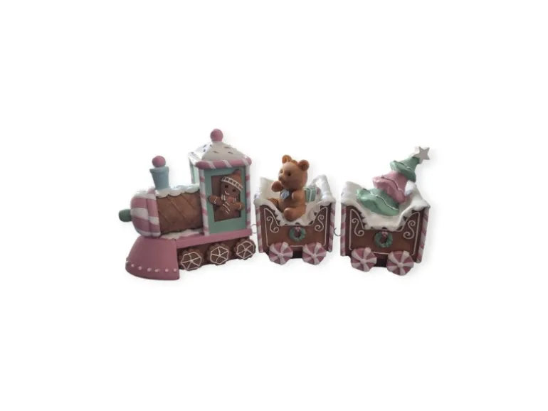 Dekofigur Lebkuchenzug 14,5 cm