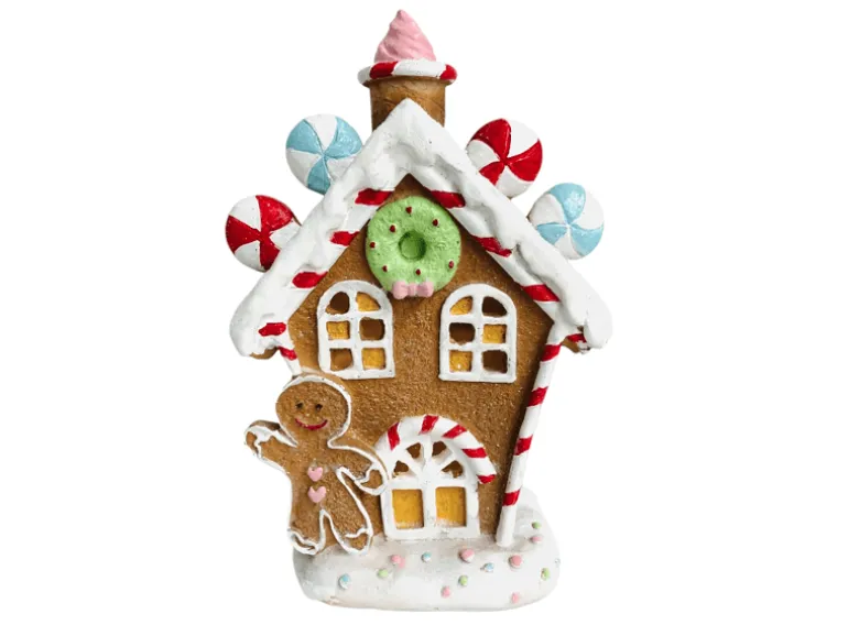 Dekofigur Pfefferkuchenhaus 20 cm