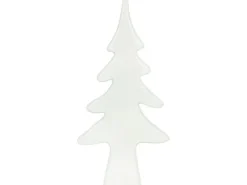 Deko-Figur Tannenbaum 22 cm x 10,5 cm x 3,5 cm Weiß
