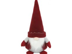 Deko-Figur Wichtel Polyester 20 cm x 17 cm x 48 cm Rot