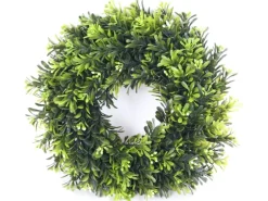 Dekokranz Ø 28 cm Grün-Creme