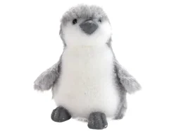 Deko-Pinguin beflockt Kunststoff 16 cm