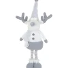 Deko-Rentier 20 cm x 9,5 cm x 64 cm Weiß-Grau