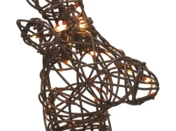Deko-Rentier mit LED-Beleuchung Warmweiß 85 cm x 45 cm x 14 cm