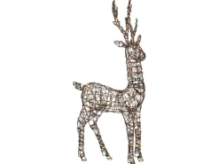 Deko-Rentier mit LED-Beleuchung Warmweiß 122 cm x 60 cm x 15 cm