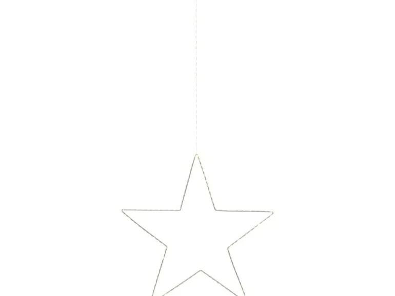 Deko-Stern mit LED-Beleuchtung Warmweiß 58 cm